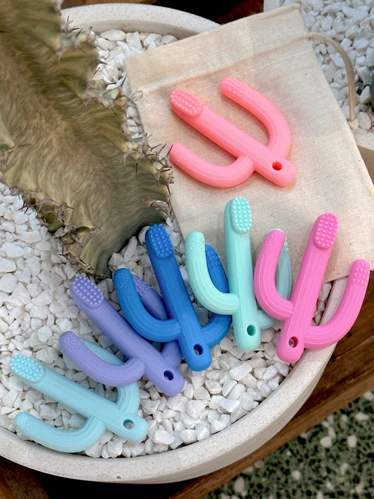 Cacti Baby Toothbrush Teether - Assorted Colours