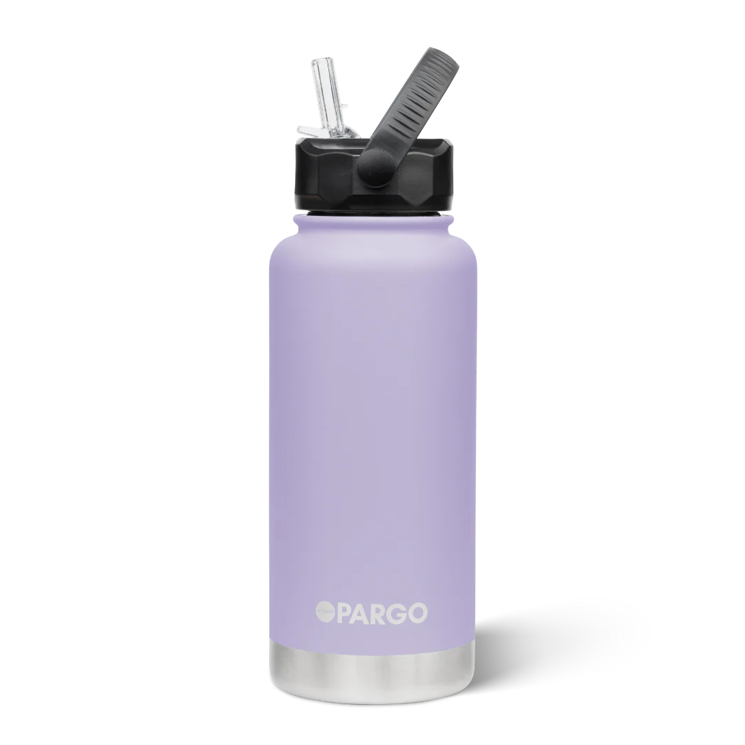 PARGO- 950mL Insulated Sports Bottle w/ Straw Lid