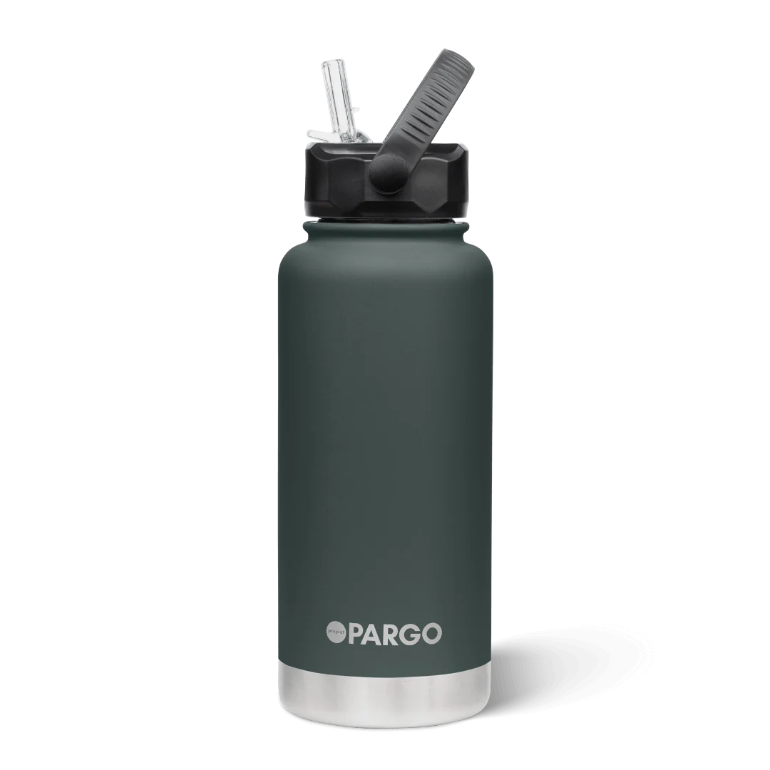 PARGO- 950mL Insulated Sports Bottle w/ Straw Lid
