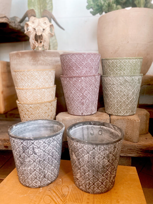 Markham Ceramic Planter: Assorted Colours