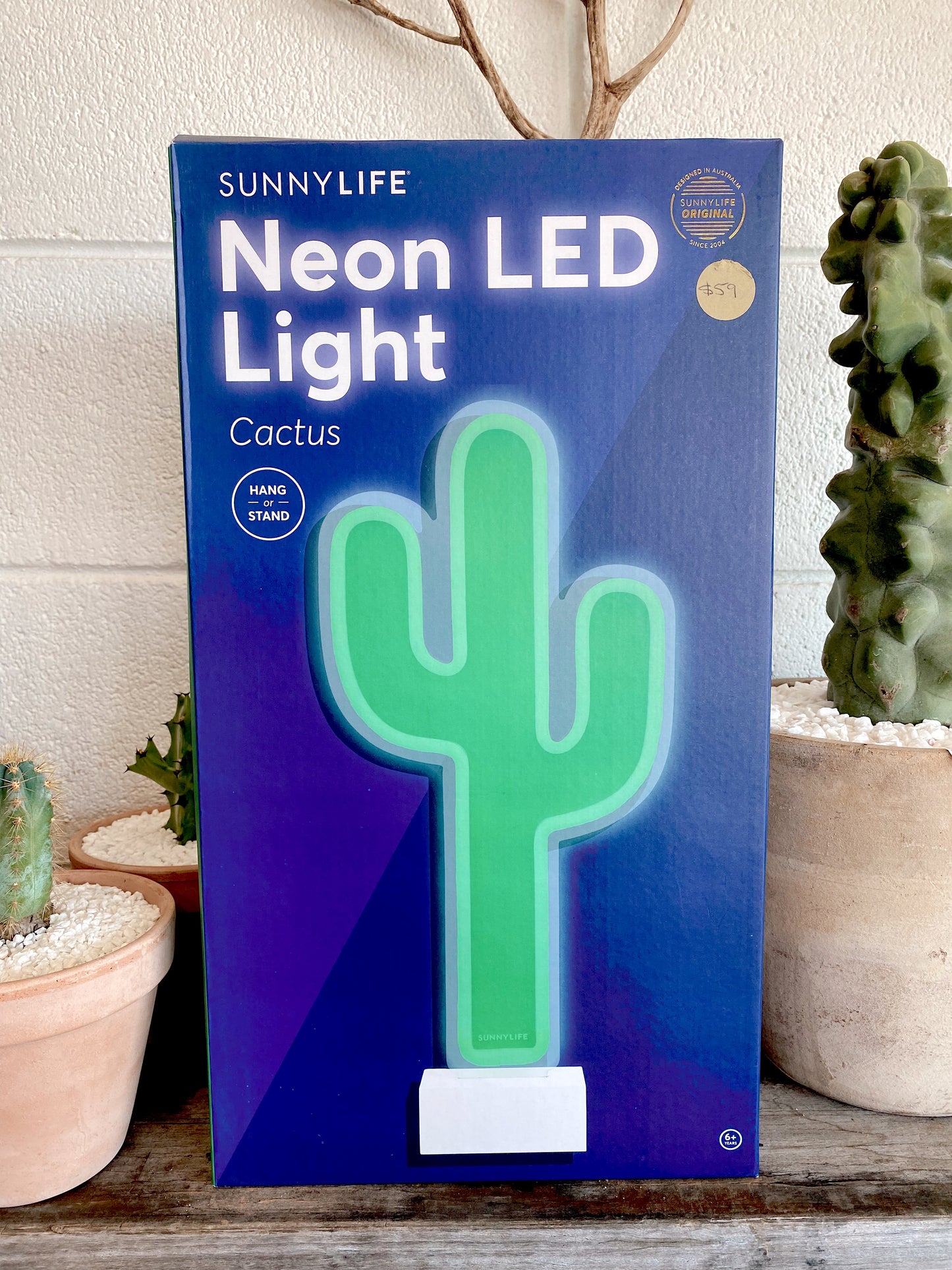 Sunnylife: Neon LED cactus light